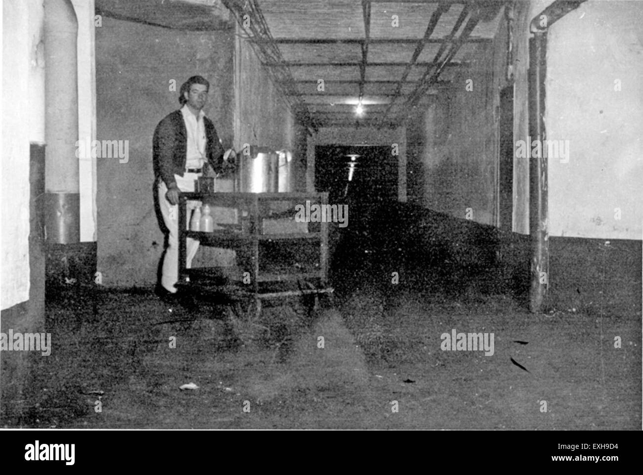 Civilian Public Service #93 in Harrisburg, Pennsylvania, wo Mennoniten während des Zweiten Weltkriegs an sozialen und gesundheitlichen Freiwilligenarbeit teilnahmen und ihren Gemeinden friedlich dienten. Stockfoto