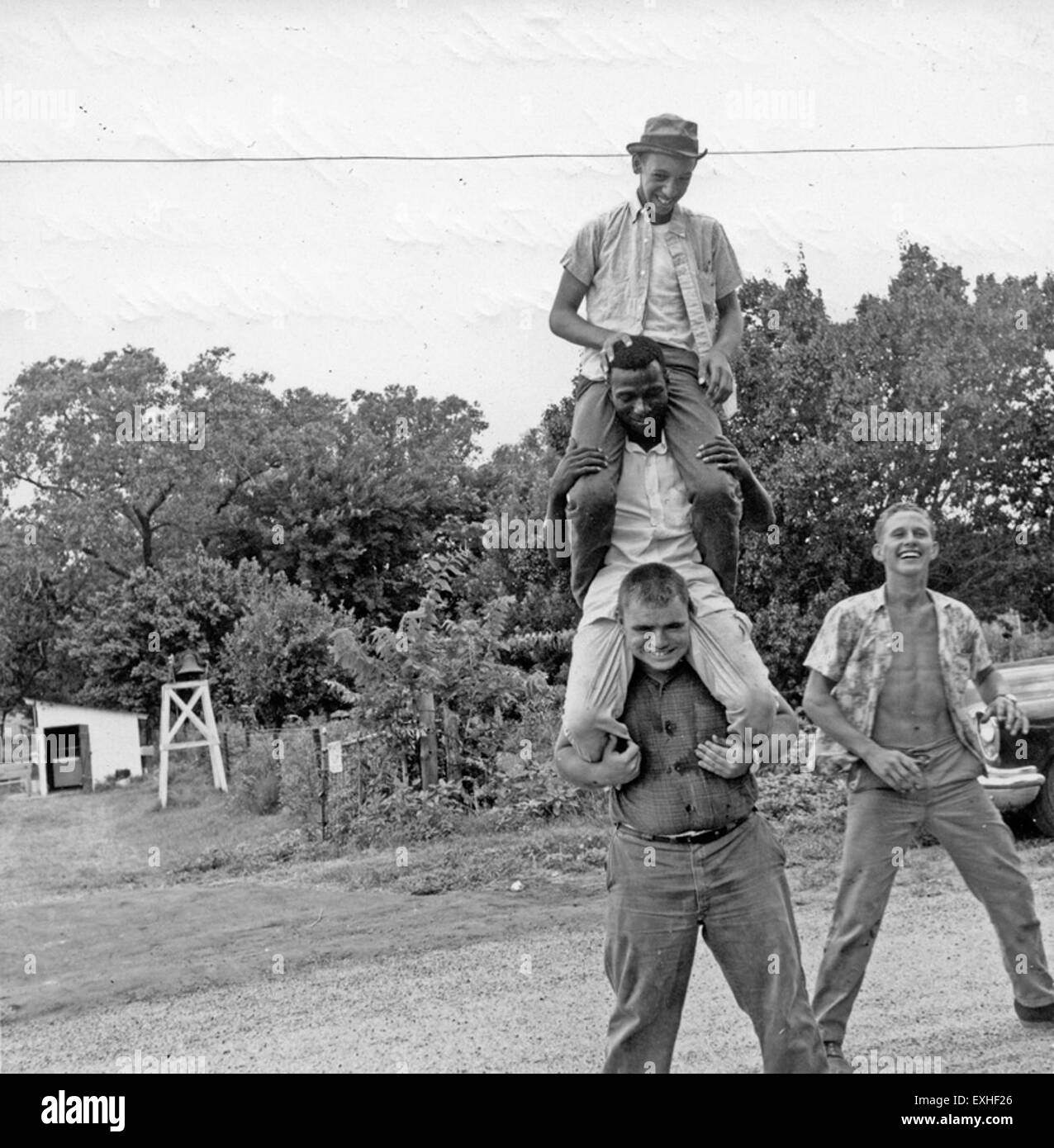 Das Bild repräsentiert eine mennonitische Community-Veranstaltung oder -Dienstleistung, obwohl spezifische Details der Veranstaltung nicht verfügbar sind. Stockfoto