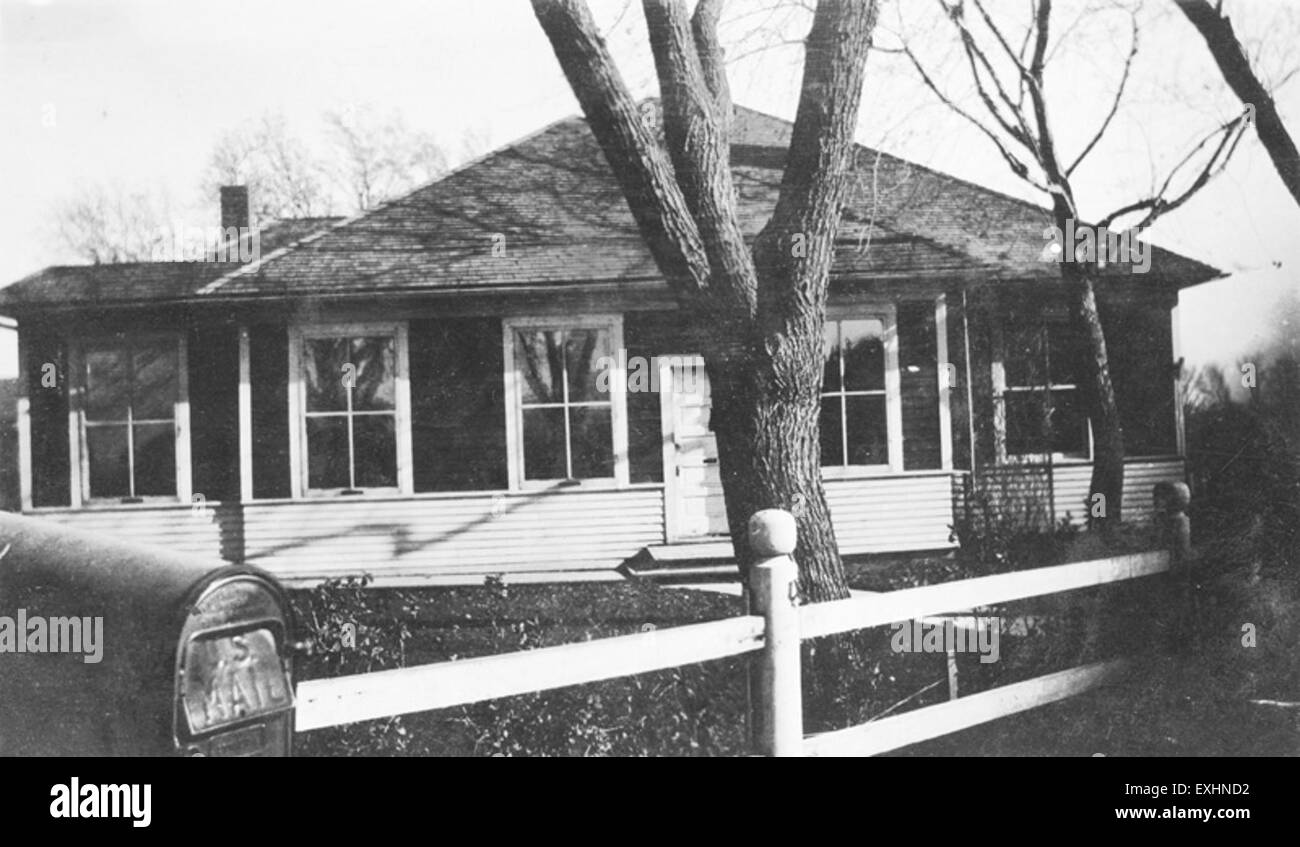 Das Büro der Fairview Farm auf der Adams Ranch ist ein integraler Bestandteil der Ranchbetriebe, verwaltet die täglichen Aktivitäten und überwacht den Betrieb der Farm und die Tierhaltung. Stockfoto