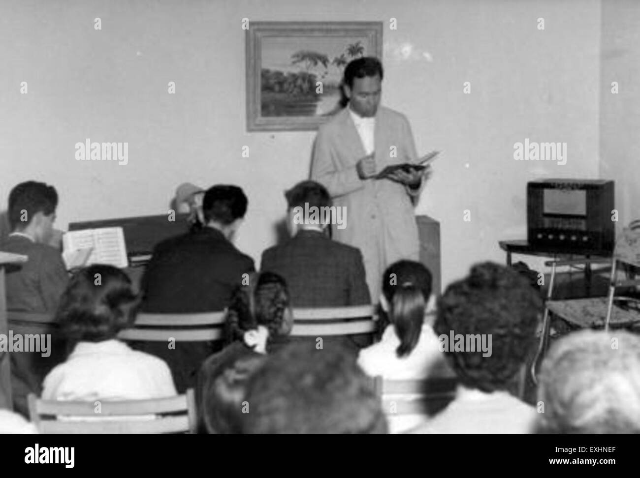 Lesen der Schrift Stockfoto