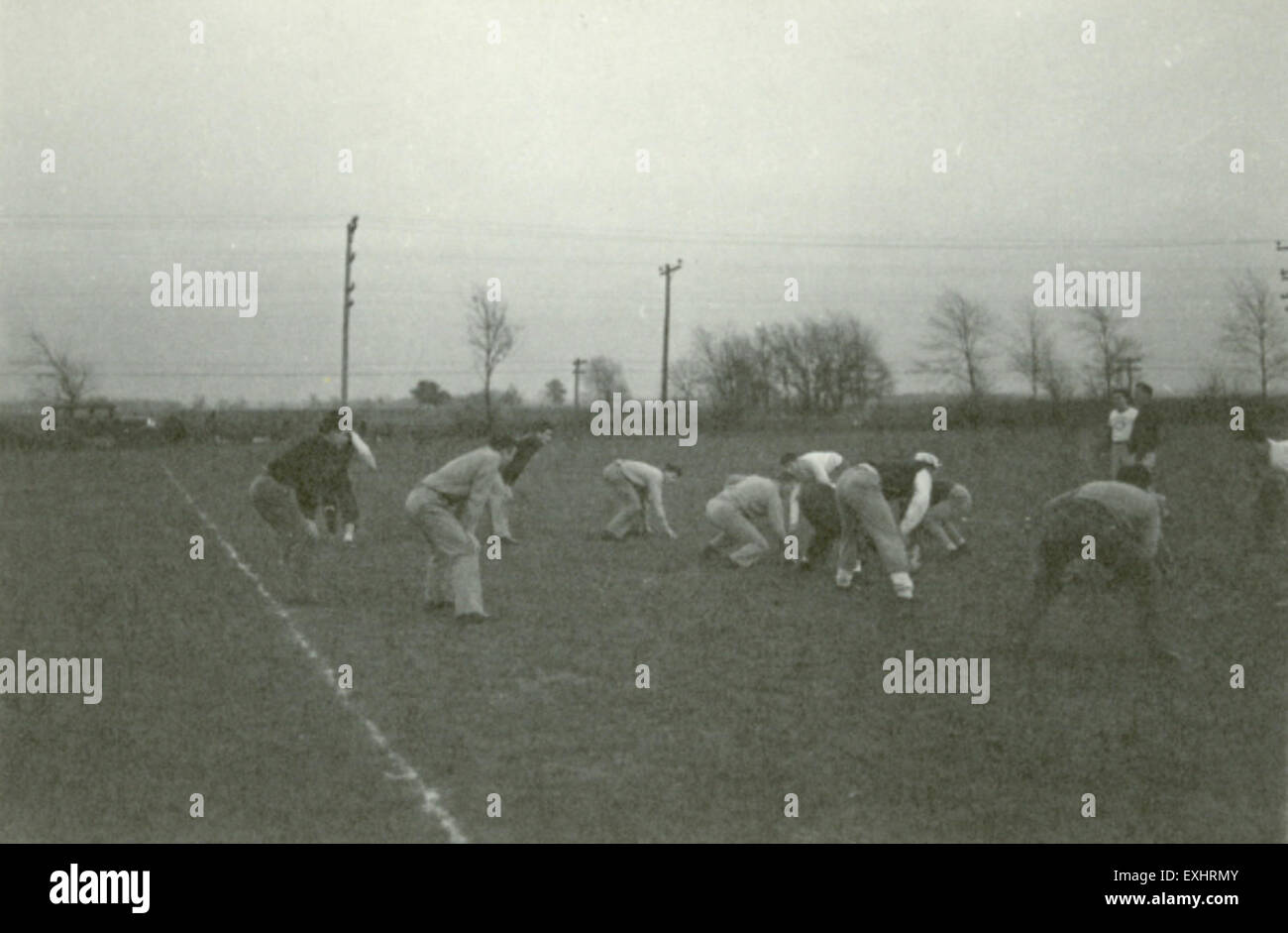 Touch-Fußball, Goshen College Stockfoto