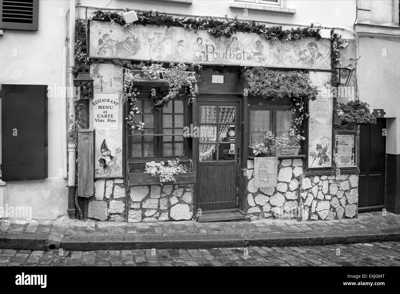 Restaurant, Paris Frankreich Stockfoto
