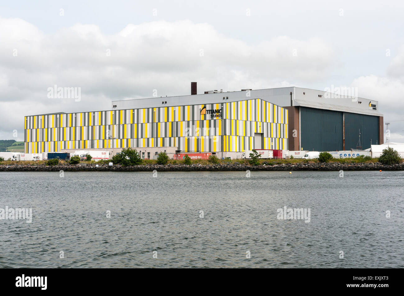 Titanic-Studios, Belfast. Lage für eine Reihe von Hollywood-Filmen und Game of Thrones Stockfoto
