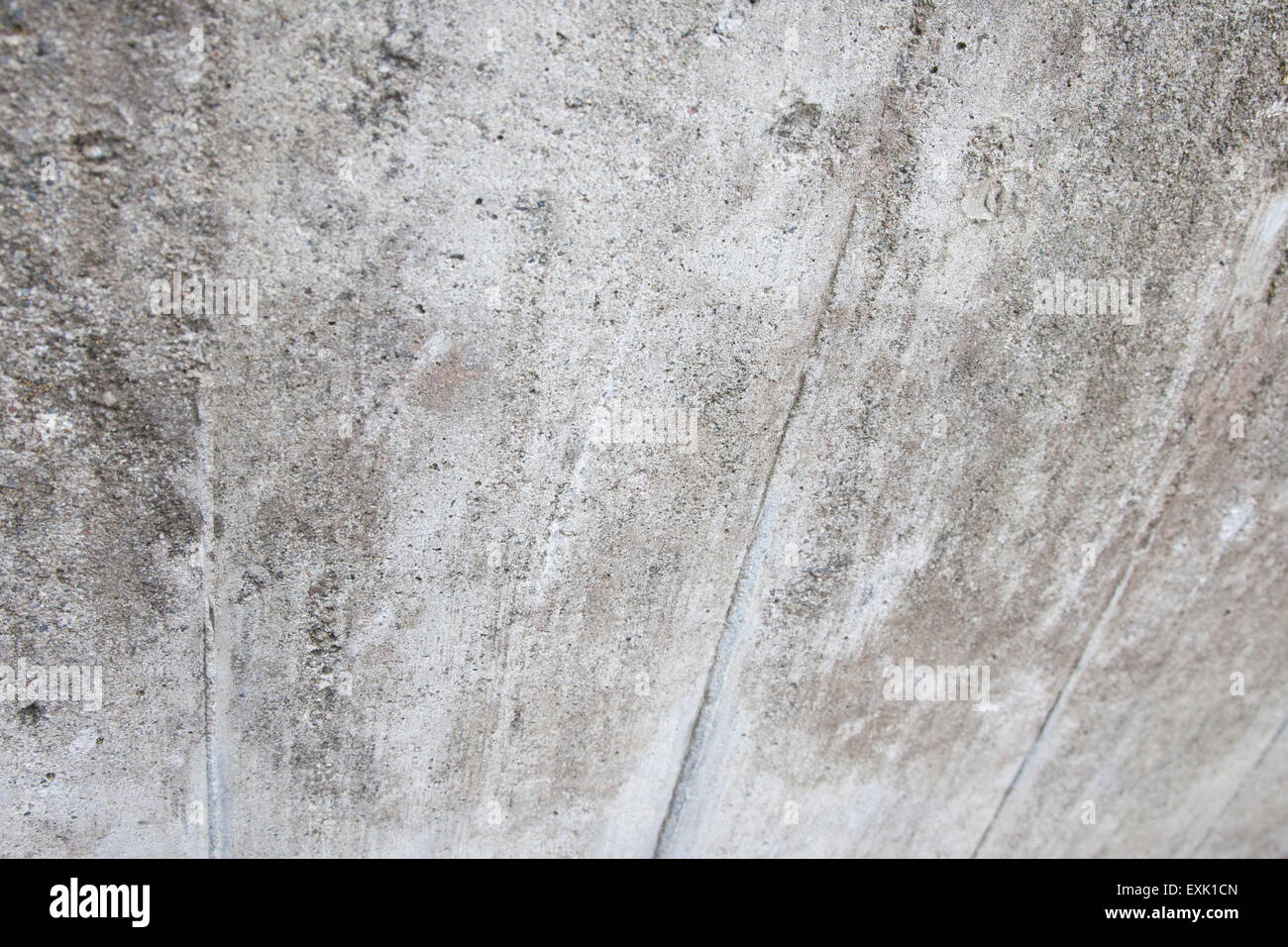 Flache Betonoberfläche. Stockfoto