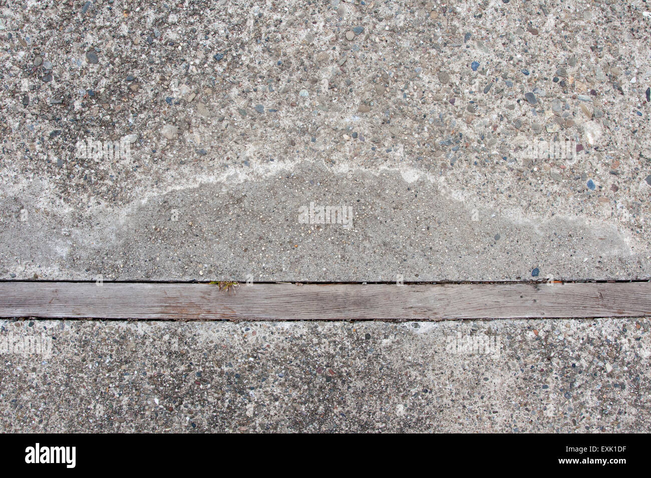 Flache Betonoberfläche. Stockfoto