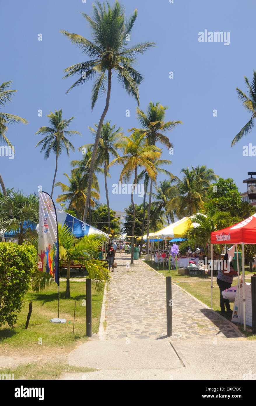 Noel Lloyd / Positive Aktion Bewegung Park in Road Town, Tortola, Virgin Islands Stockfoto