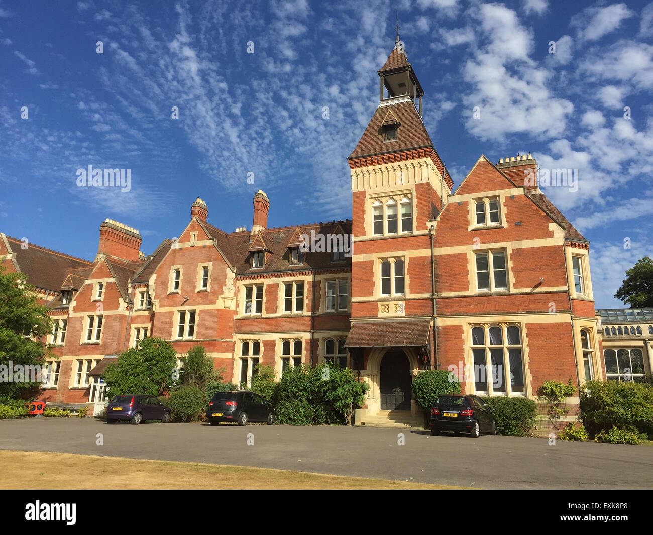 SILWOOD PARK ländliche Campus der Imperial College, in der Nähe von Ascot, Berkshire, England. Das Haupthaus im Jahre 1878 erbaut. Foto Tony Gale Stockfoto