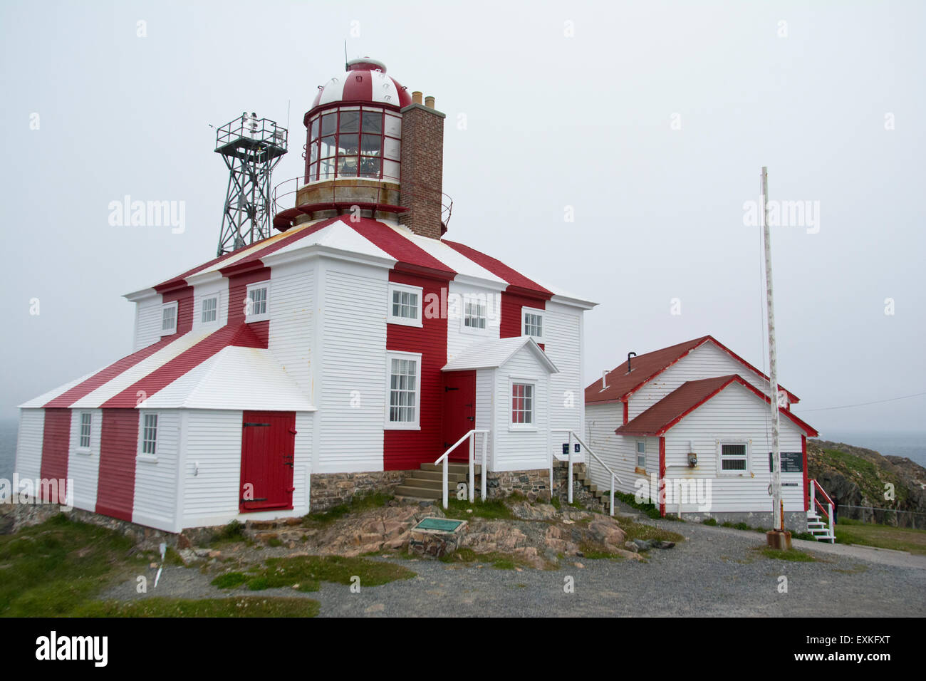 Cape Bonavista Lighthouse. Stockfoto