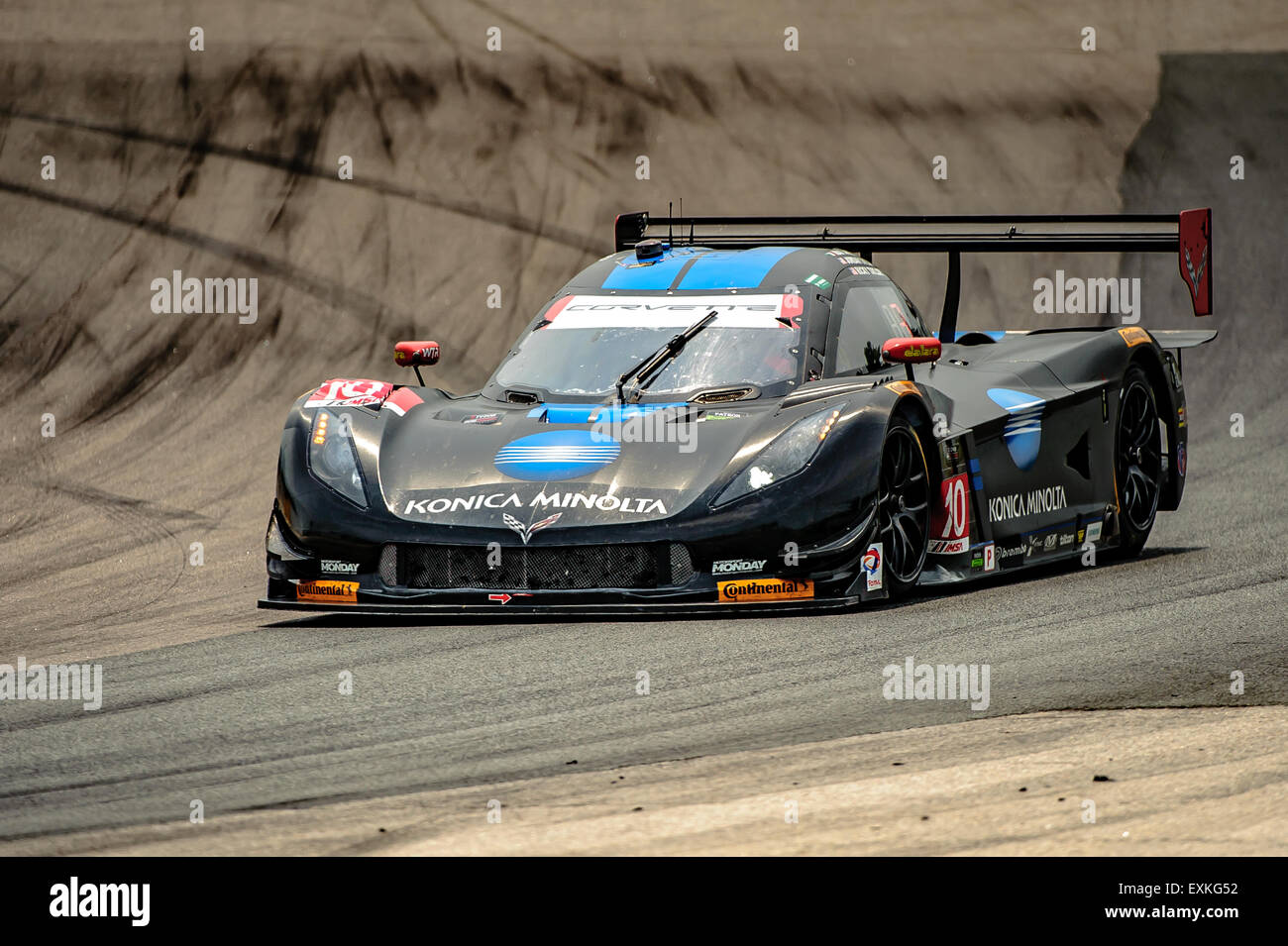 Bowmanville, CAN., 12. Juli 2015 - beim Mobil 1 SportsCar Grand Prix im Canadian Tire Motorsport Park - Mosport in Bowmanville, Kanada am 12. Juli 2015. Stockfoto