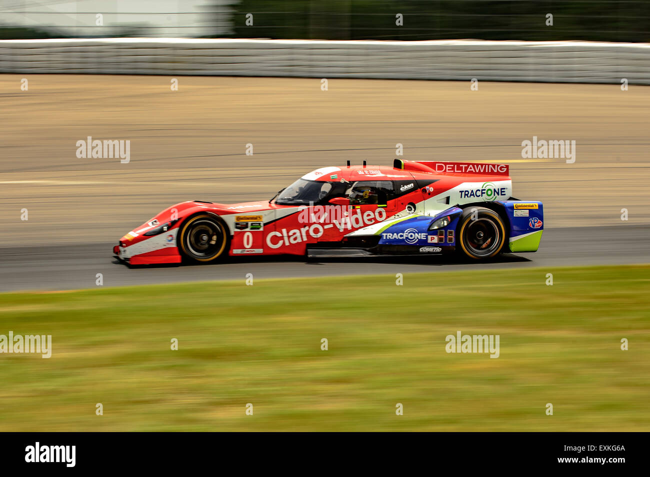 Bowmanville, CAN., 12. Juli 2015 - beim Mobil 1 SportsCar Grand Prix im Canadian Tire Motorsport Park - Mosport in Bowmanville, Kanada am 12. Juli 2015. Stockfoto