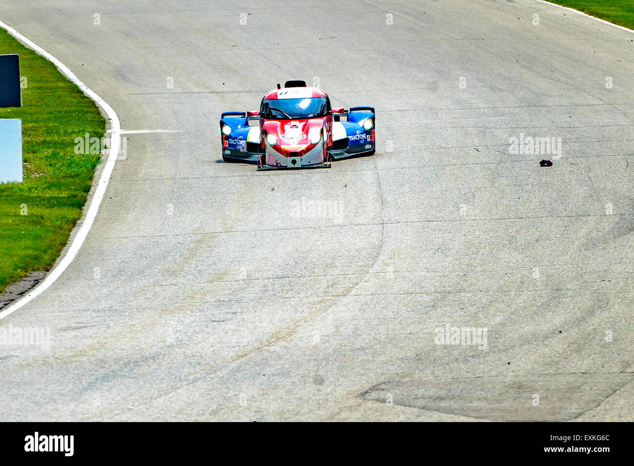 Bowmanville, CAN., 12. Juli 2015 - beim Mobil 1 SportsCar Grand Prix im Canadian Tire Motorsport Park - Mosport in Bowmanville, Kanada am 12. Juli 2015. Stockfoto