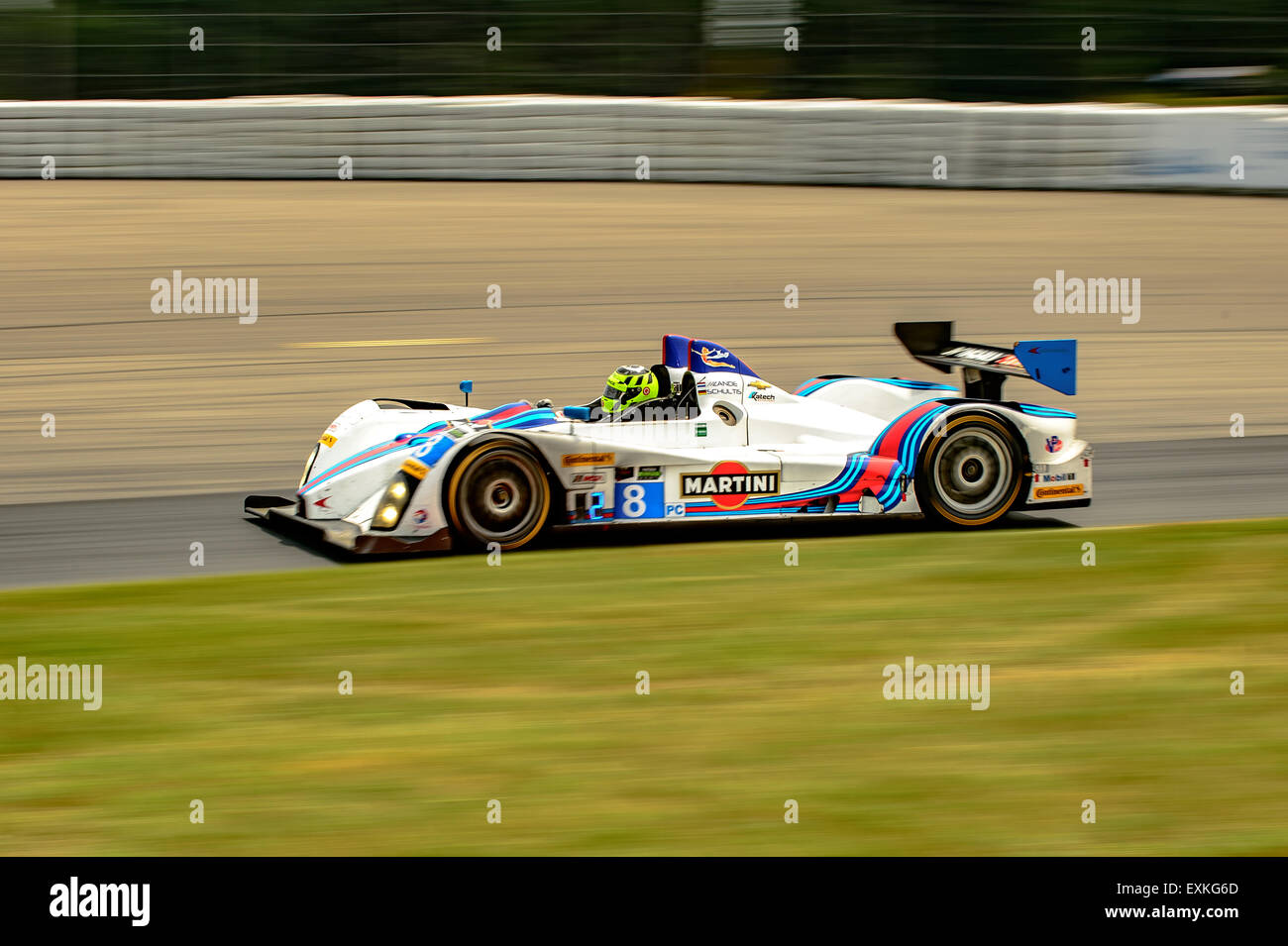 Bowmanville, CAN., 12. Juli 2015 - beim Mobil 1 SportsCar Grand Prix im Canadian Tire Motorsport Park - Mosport in Bowmanville, Kanada am 12. Juli 2015. Stockfoto