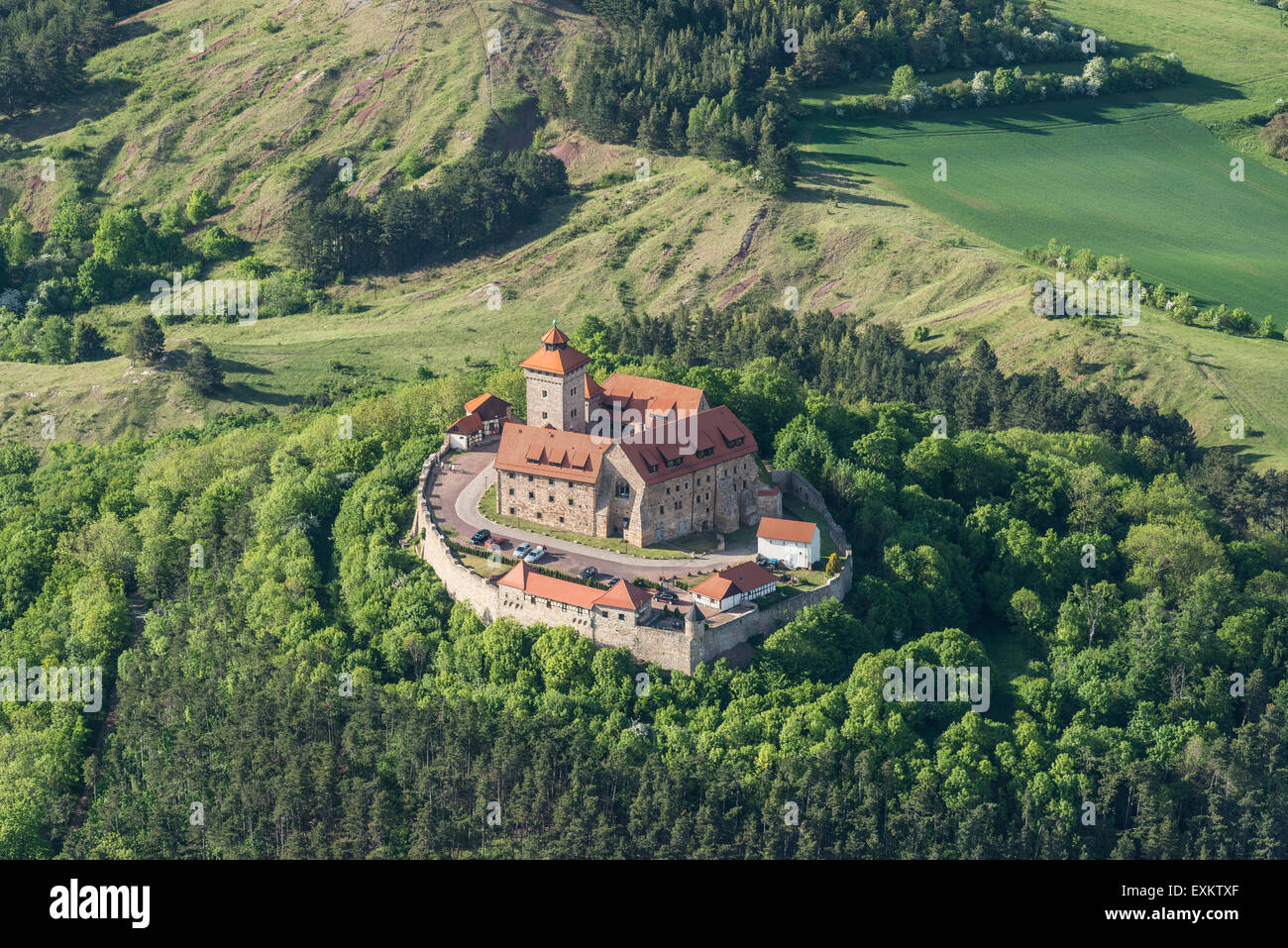 Wachsenburg Burg, Thüringen, Deutschland Stockfoto