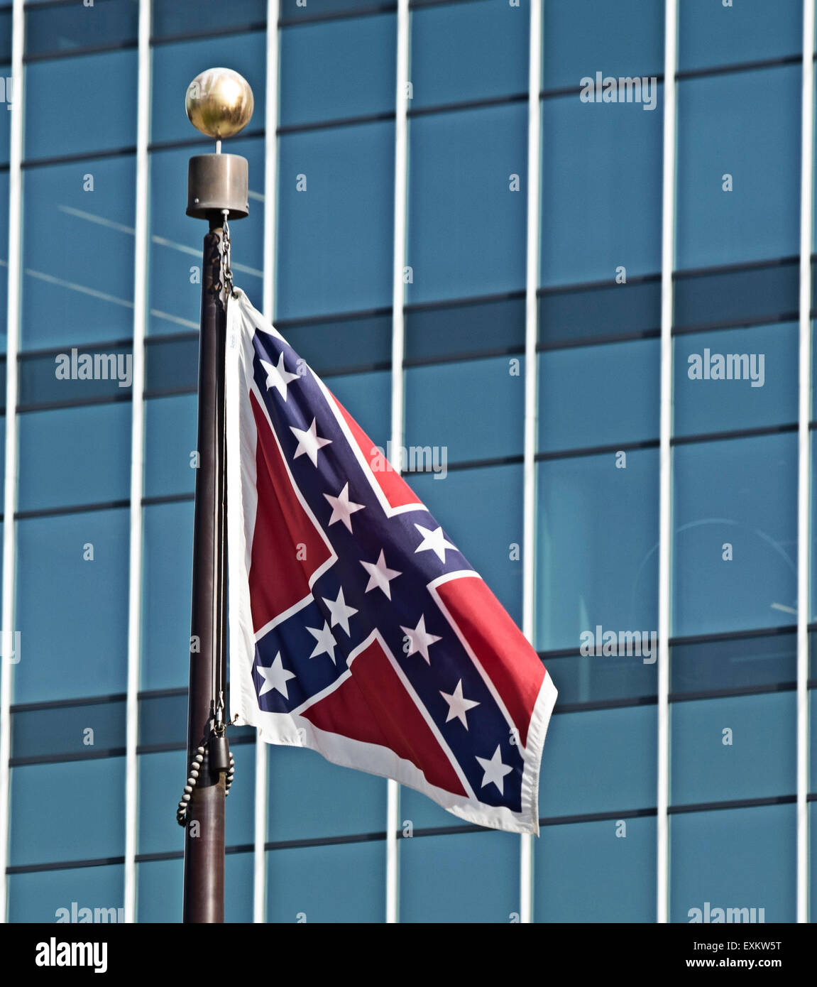 Konföderierten Flagge von South Carolina State Capitol Gründen entfernt Stockfoto