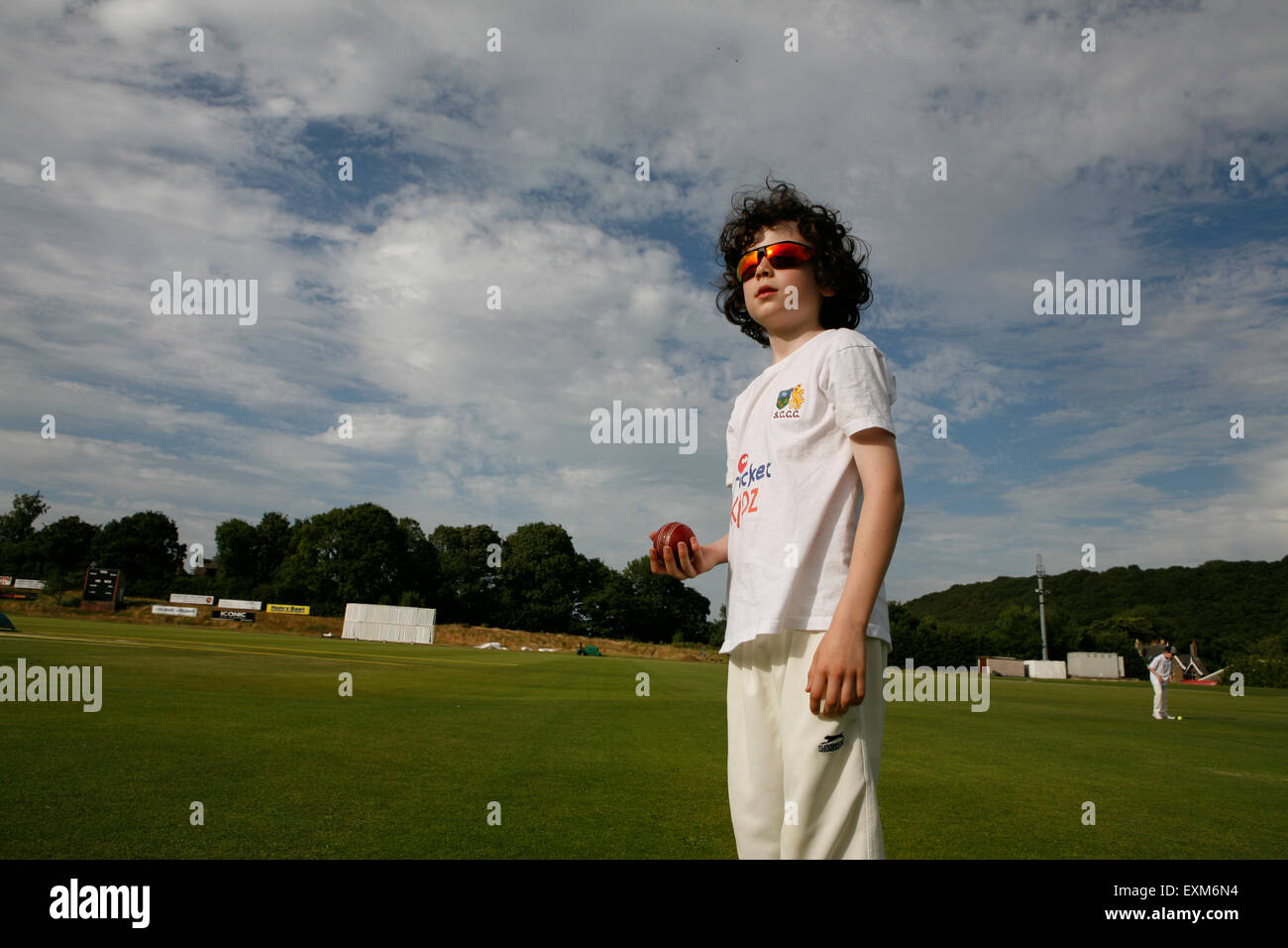 Sheffield Cricket Club Don Root (Joe Root Großvater) Stockfoto