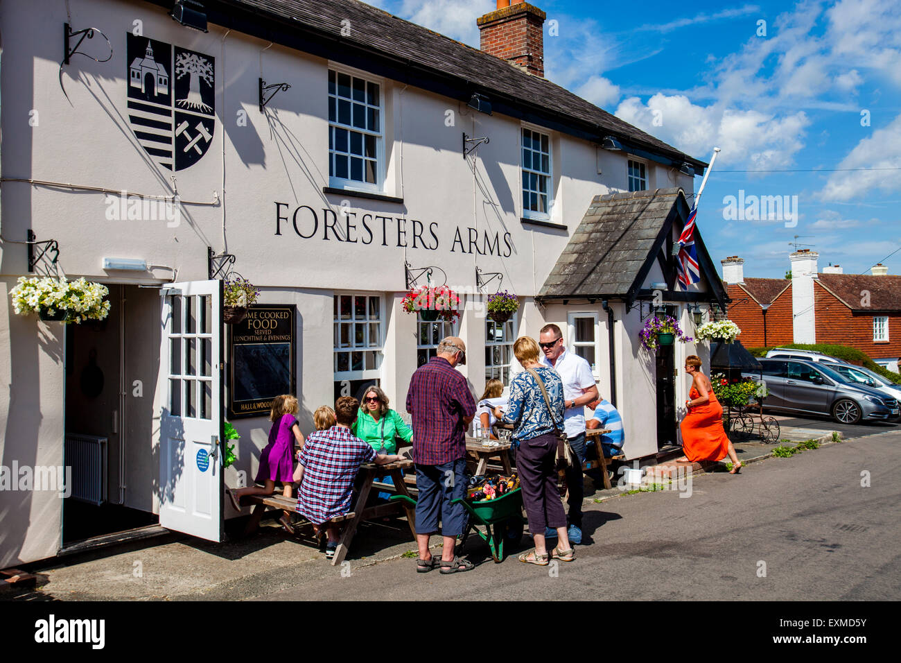 Die Foresters Arms Pub, Fairwarp, East Sussex, UK Stockfoto