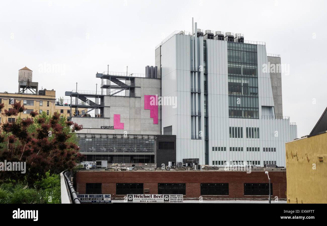 Das Whitney Museum of American Art, New York City, Manhattan, USA. Stockfoto