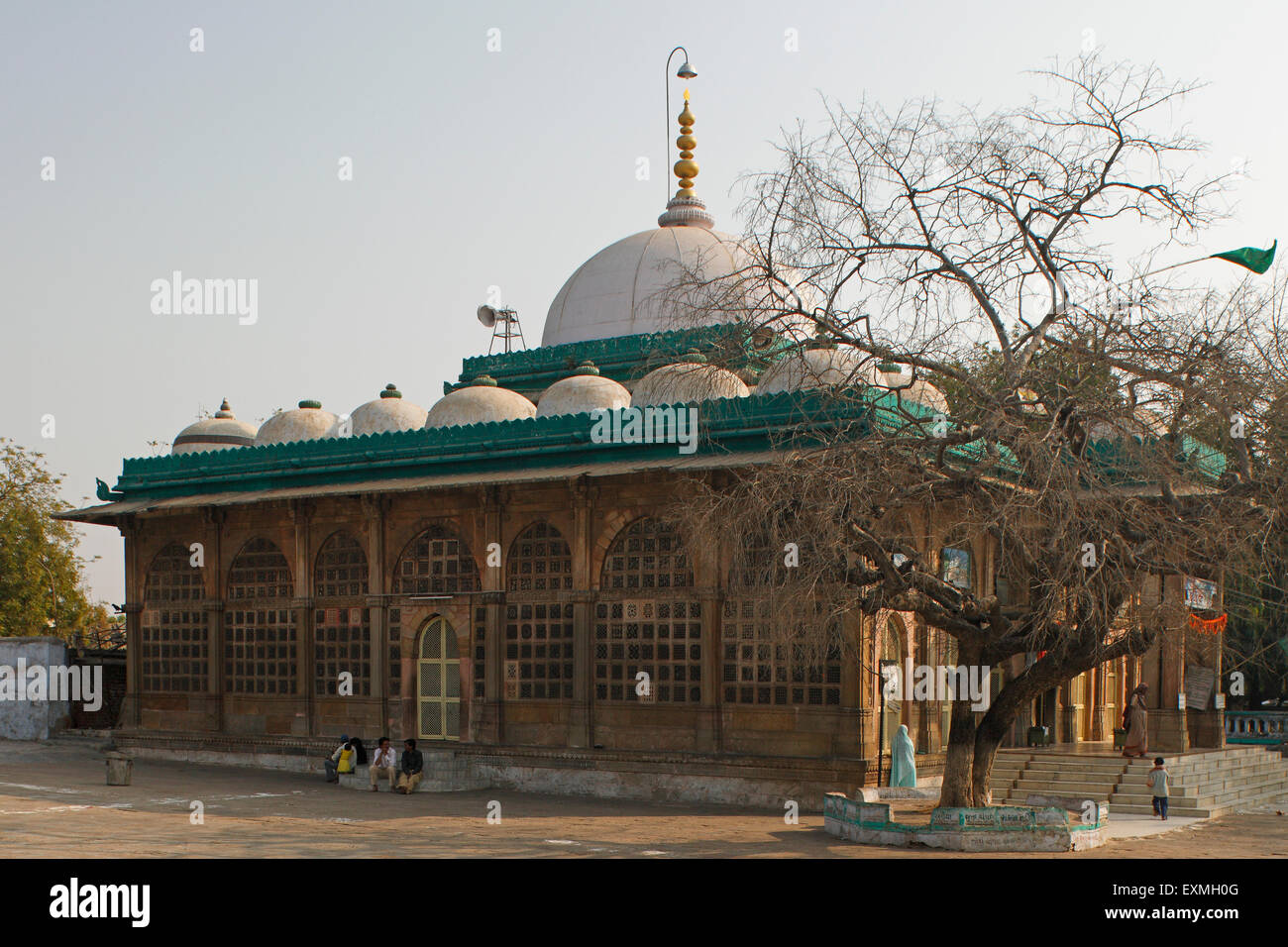 Shah Alam Roza; Shah e Alams Tomb; Rasulabad Dargah; Shah Alam no Rozo; Ahmedabad; Amdavad; Gujarat; Indien; Asien Stockfoto