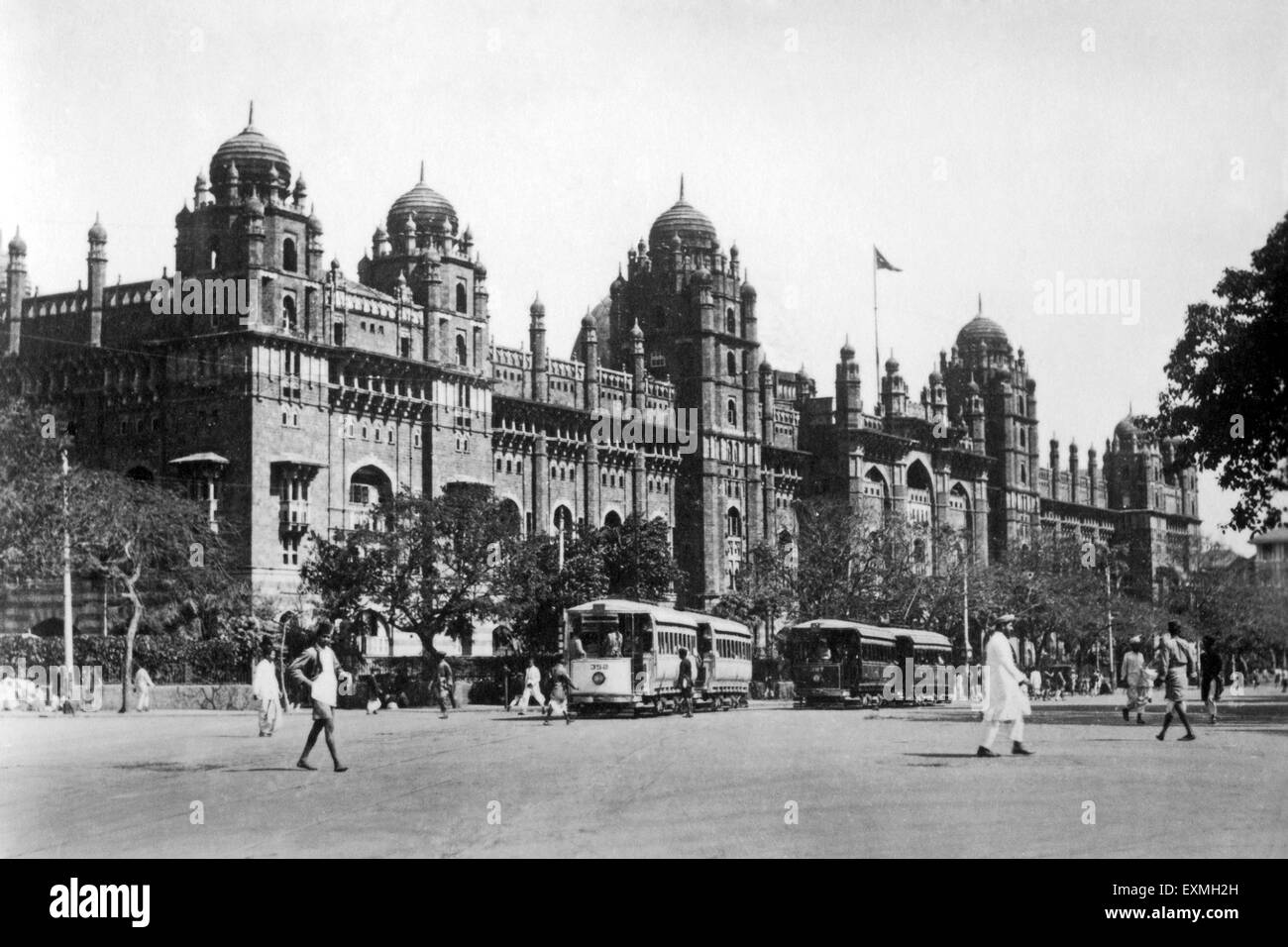 Alte vintage 1900s GPO General Post Office Bombay Mumbai Maharashtra Indien Stockfoto