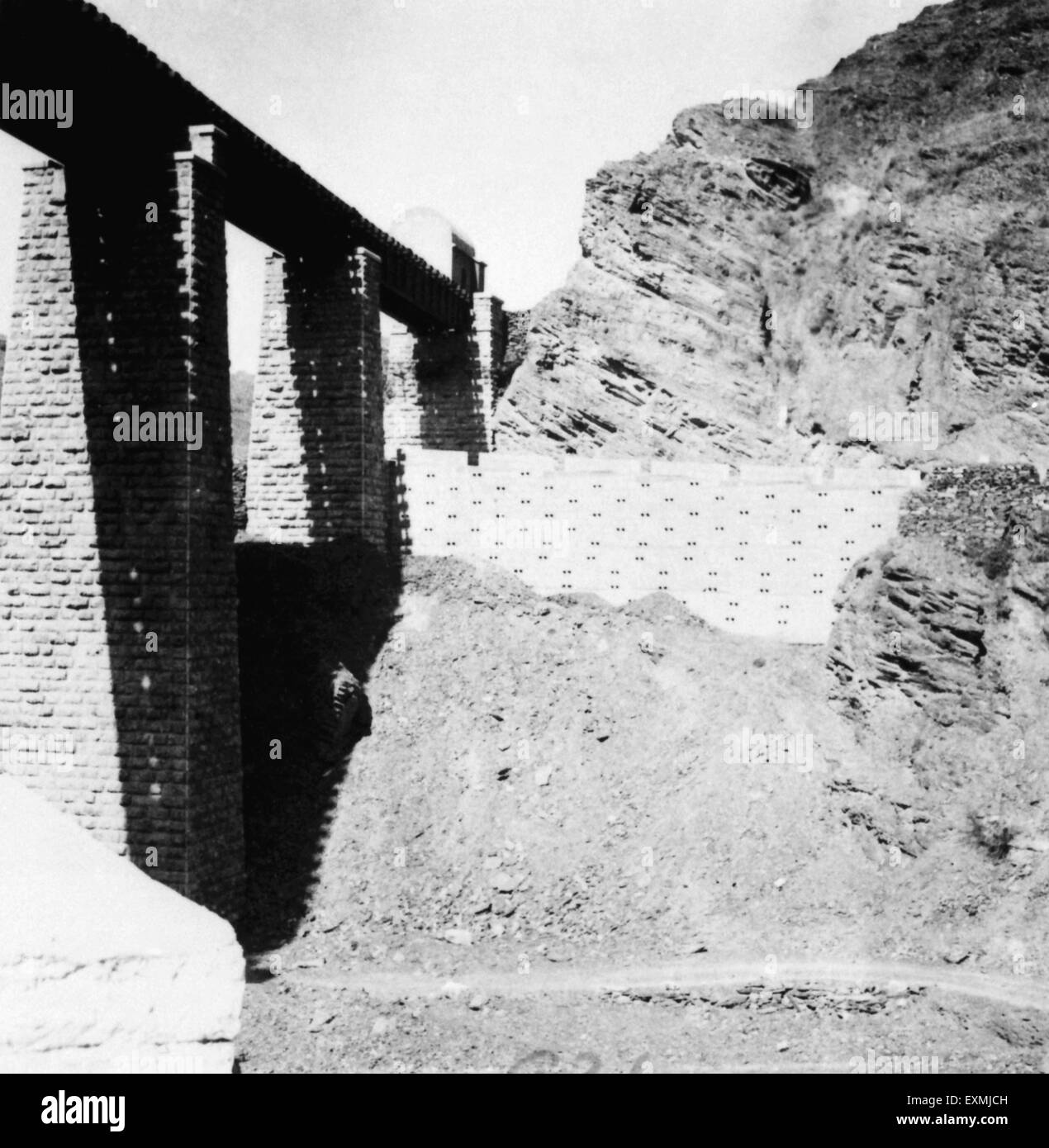 Landschaft, North West Frontier Province, Britisches Indien, Pakistan, Khyber, Pakhtunkhwa, Afghanistan, Islamische Republik Afghanistan, Oktober 1938, Indien, Asien, alter Jahrgang 1900s Bild Stockfoto