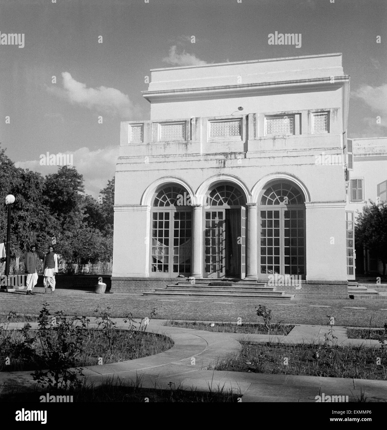 Birla House, Birla Bhavan, Gandhi Smriti, Delhi, 1948, Indien, Asien, alter Jahrgang 1900s Bild Stockfoto