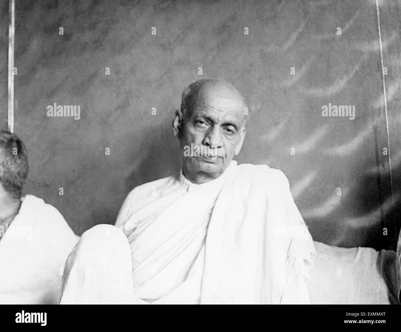 Sardar Vallabhbhai Patel, indischer Freiheitskämpfer, Indien, 1946, alter Jahrgang 1900er Stockfoto