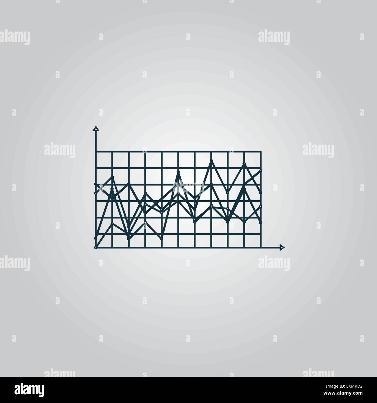 Diagrammsymbol Stock Vektor