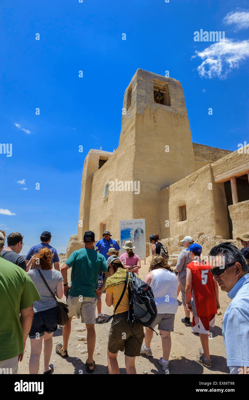 Missionskirche San Esteban del Rey. Sky City. New-Mexico. USA Stockfoto