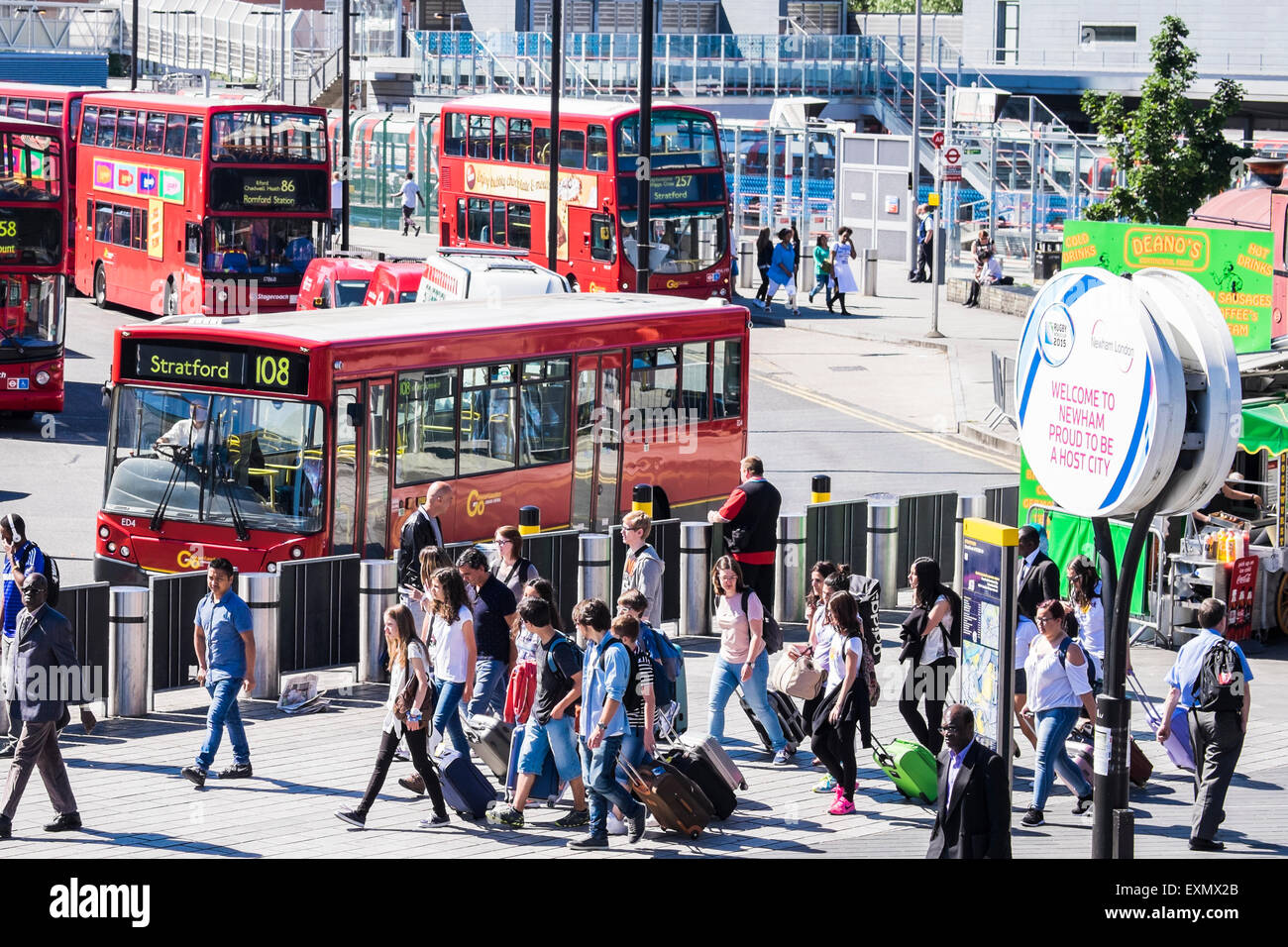 Stratford Railway Station, London, England, U.K Stockfoto