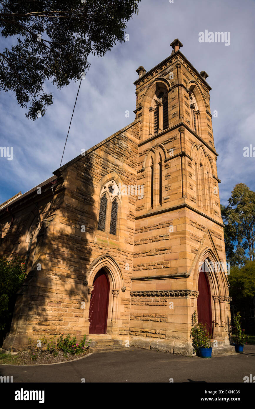 Haberfield, der Garten-Vorstadt, St. David der Kirche, Sydney, Australien vereint. Stockfoto