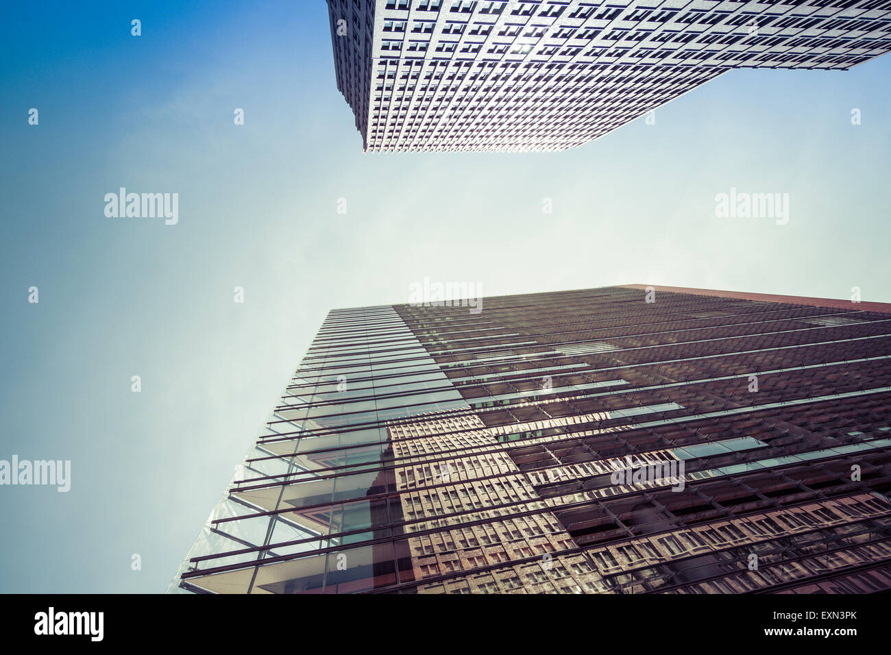 Deutschland, Berlin, Blick zum Atrium Tower und Kollhoff-Tower am Potsdamer Platz Stockfoto