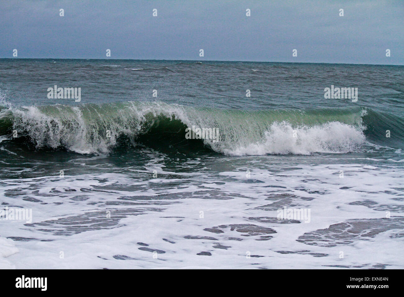Wellen am Strand, Vero Beach, Florida Stockfoto