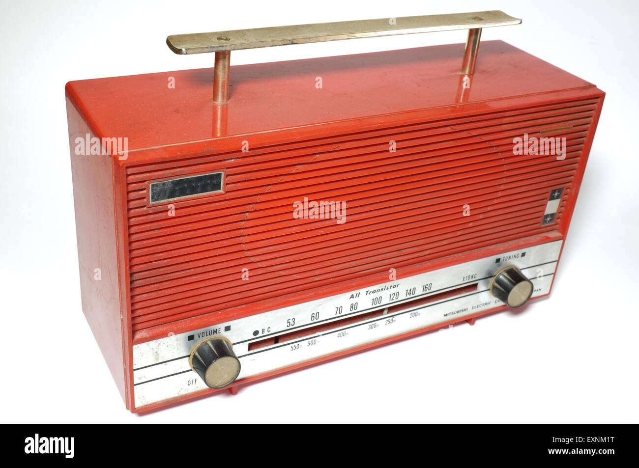 Retro-Funk-Empfänger des letzten Jahrhunderts Stockfoto