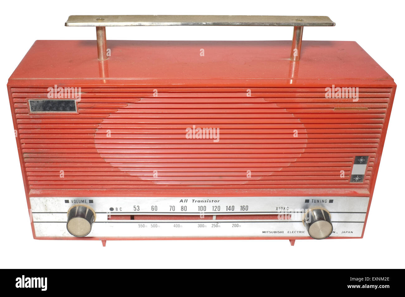 Retro-Funk-Empfänger des letzten Jahrhunderts Stockfoto