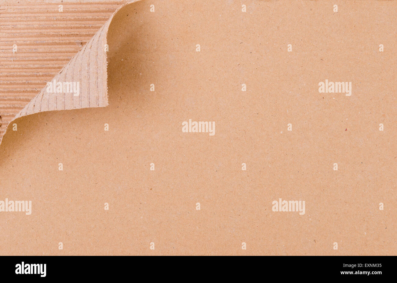 Textur von braunem Papier Box nutzen für Hintergrund Stockfoto
