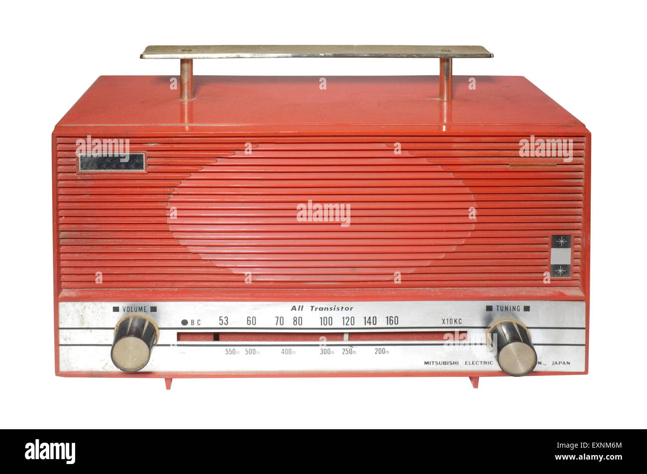 Retro-Funk-Empfänger des letzten Jahrhunderts Stockfoto
