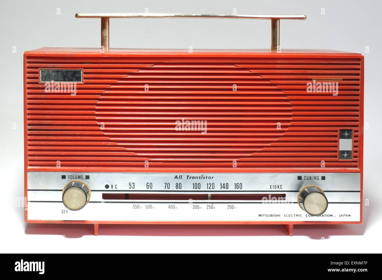 Retro-Funk-Empfänger des letzten Jahrhunderts Stockfoto