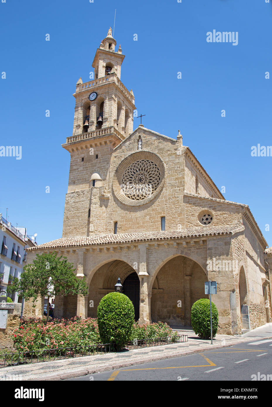 Cordoba - Gothic - Mudejar Kirche Iglesia de San Lorenzo Stockfoto