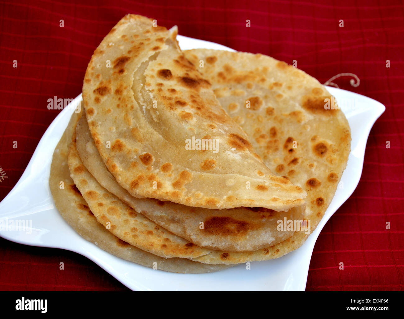 Home Style Paratha Stockfoto