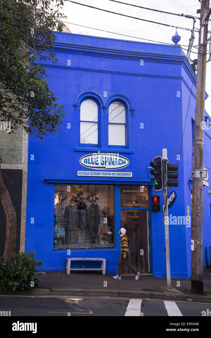 Recycling-Designer-Shop, Liverpool Street, Darlinghurst, Sydney, Australien Stockfoto