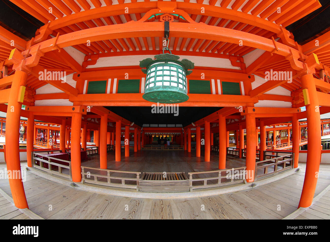 Itsukushima Shinto-Schrein auf der Insel Miyajima, Hiroshima, Japan Stockfoto