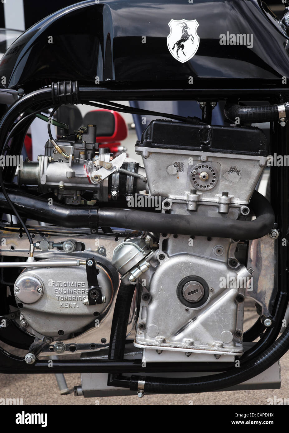 Seltene 1968 Lynton 500er Motorradmotor Stockfoto