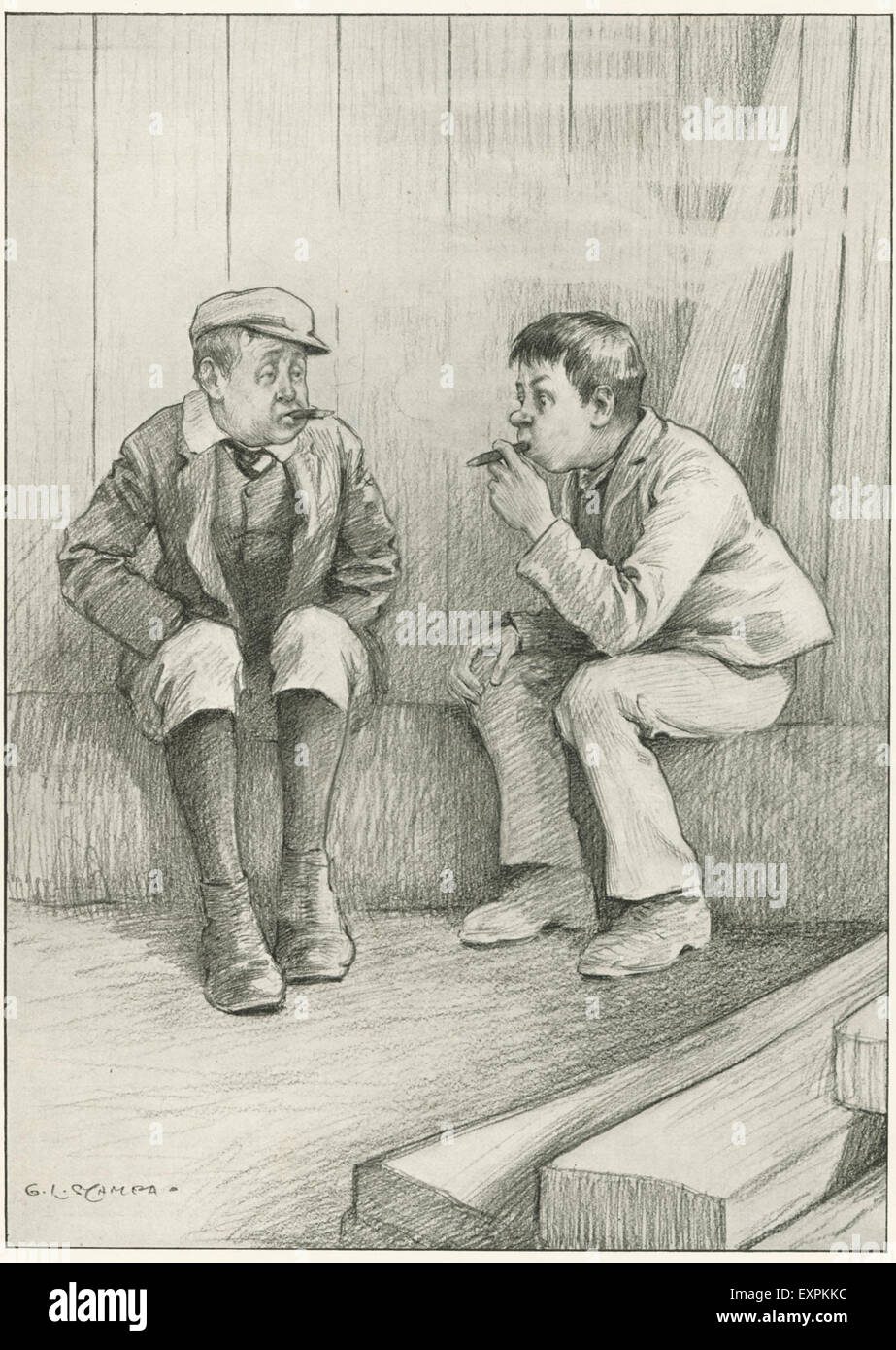 1910er Jahre UK Illustrationen Magazin Platte Stockfoto