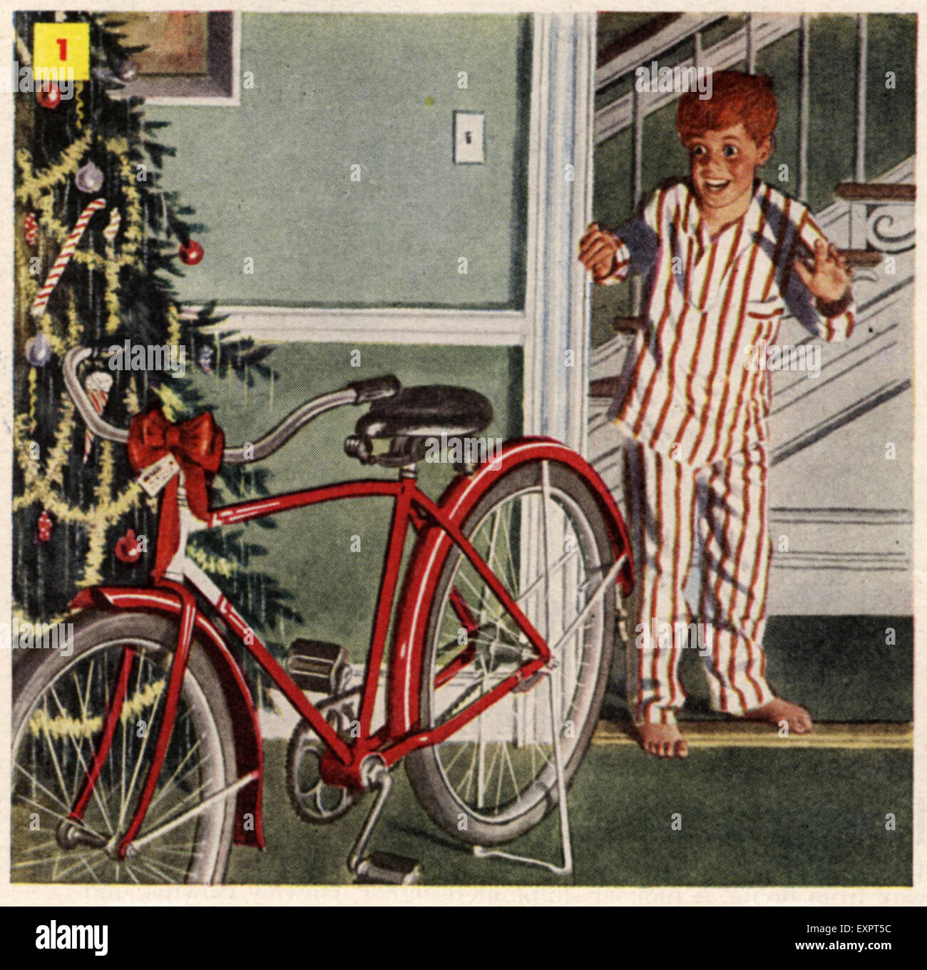 Weihnachtsgeschenke der 1950er jahre Fotos und Bildmaterial in hoher