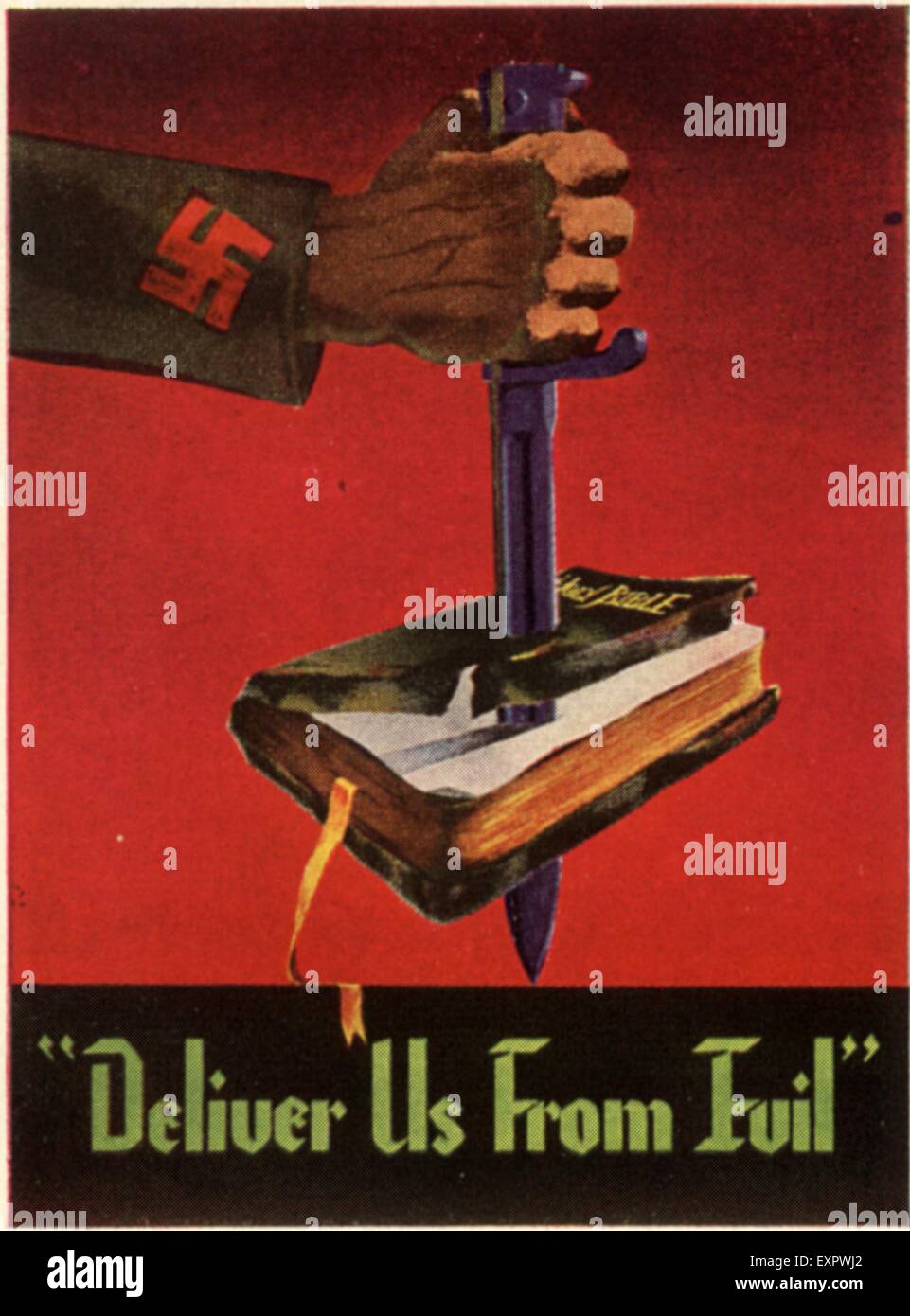 1940er Jahren USA Propaganda Poster Stockfoto