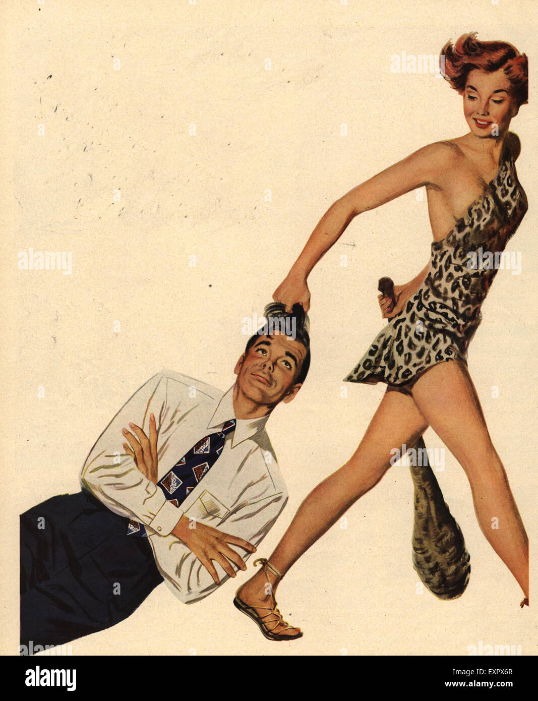 1940er Jahren USA Pfeil Magazin Anzeige Stockfoto