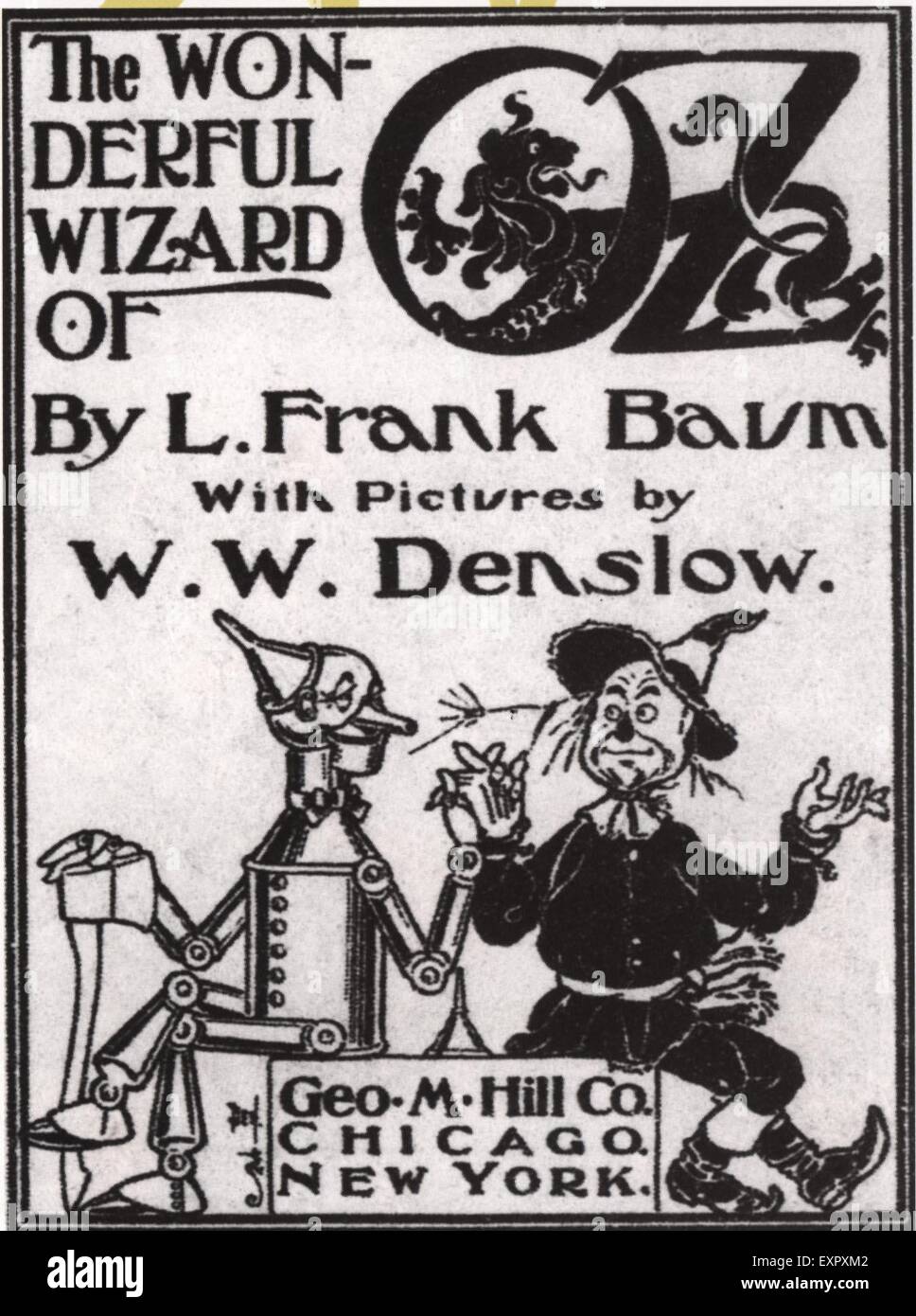 1910er Jahre USA The Wonderful Wizard of Oz von L Frank Baum aus dem Buch zu decken Stockfoto