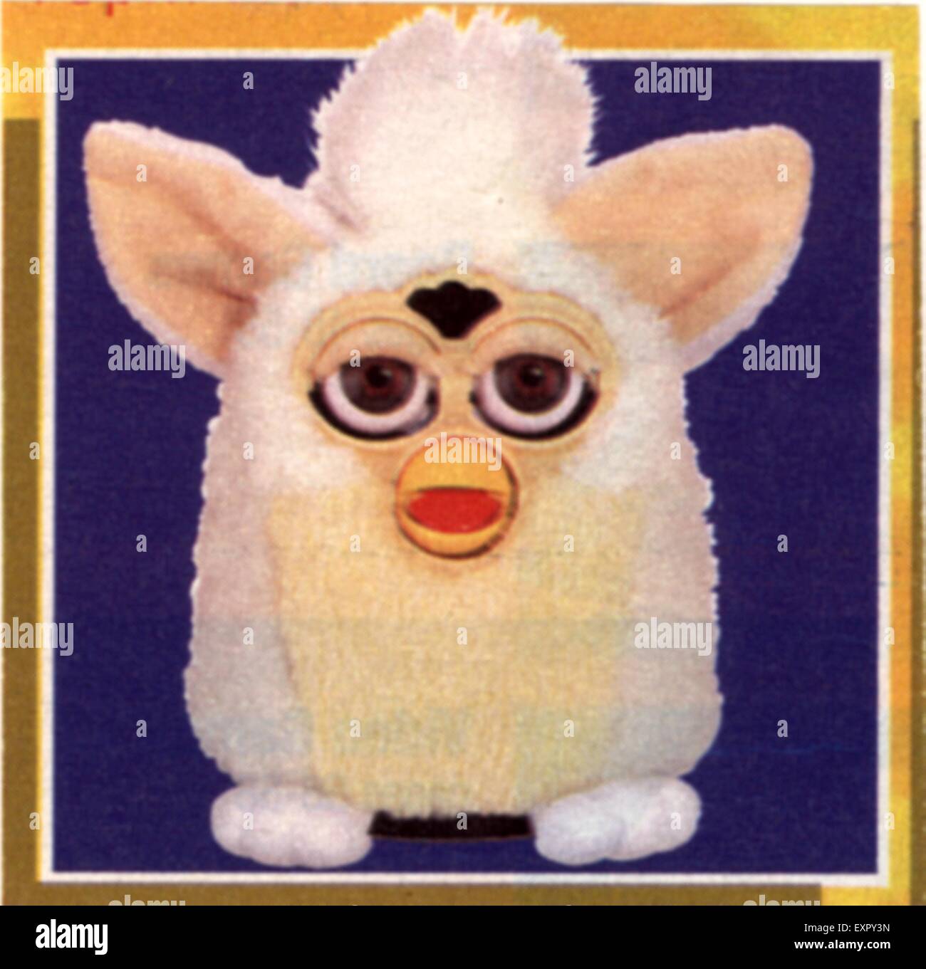 1990er Jahre UK Furby Magazin Anzeige Stockfoto