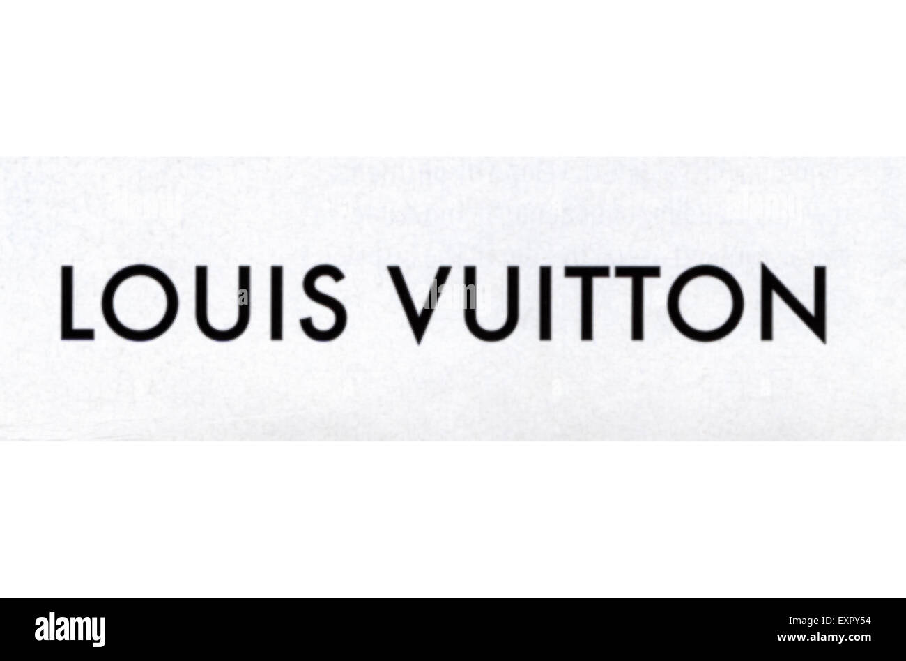 2000er Jahre UK-Louis-Vuitton-Logo Stockfoto