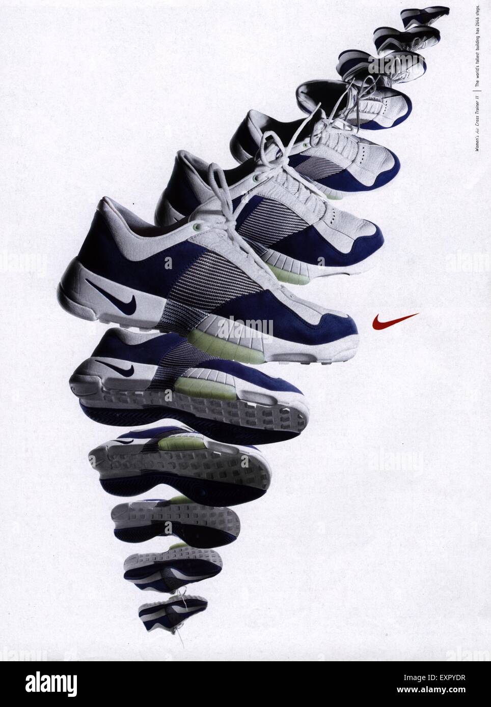 2000er Jahre UK Nike Magazin Anzeige Stockfotografie - Alamy